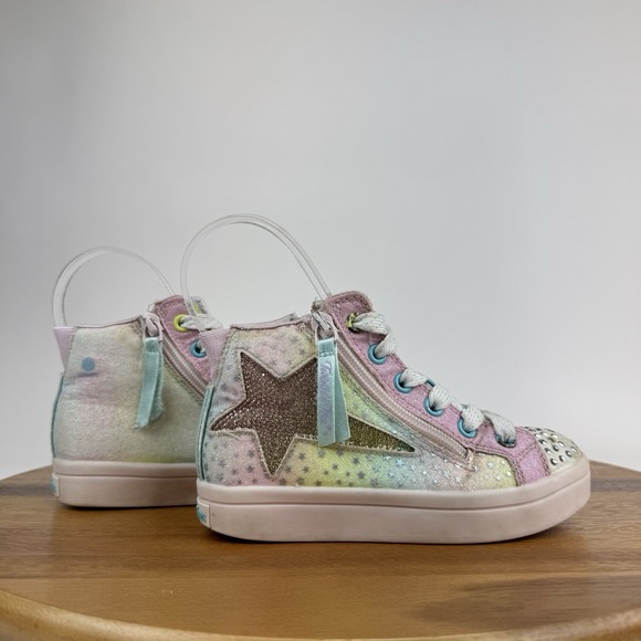 Little Kids Girls Skechers Twi-Lites 2.0 Pastel Glitter Sneakers Shoes Size 11 C - Picture 1 of 10